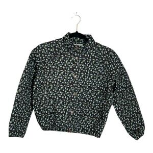 Amazon Floral Lightweight Puffer Jacket Size Large (10) New With Tags